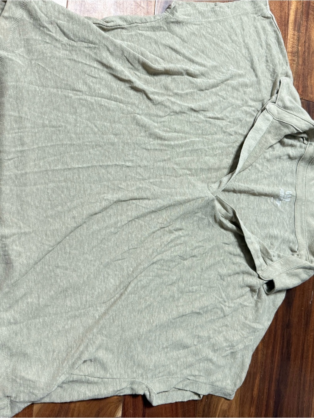GAP Olive Crew Neck Short Sleeve Tee